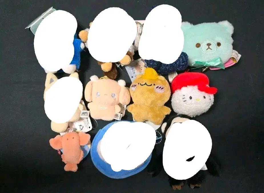 인형뽑기 키링모음 위베어 랏코상 미피 리락쿠마 와다다곰 등등