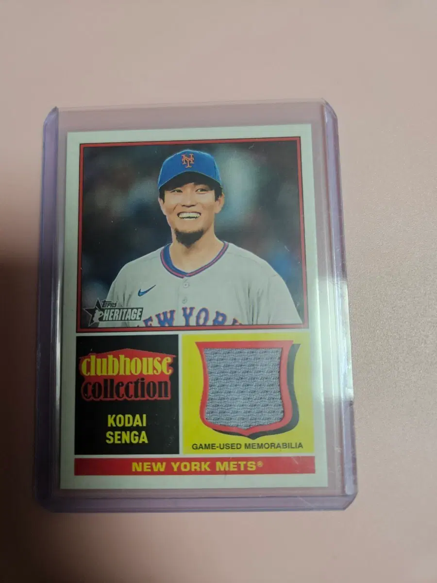 메츠 일본)고다이 센가 2025 Topps 저지 카드