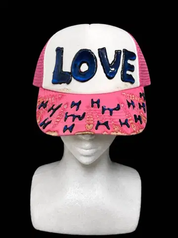 리메이크 메쉬 캡 Y2K LOVE 가격 인하 협상 OK!