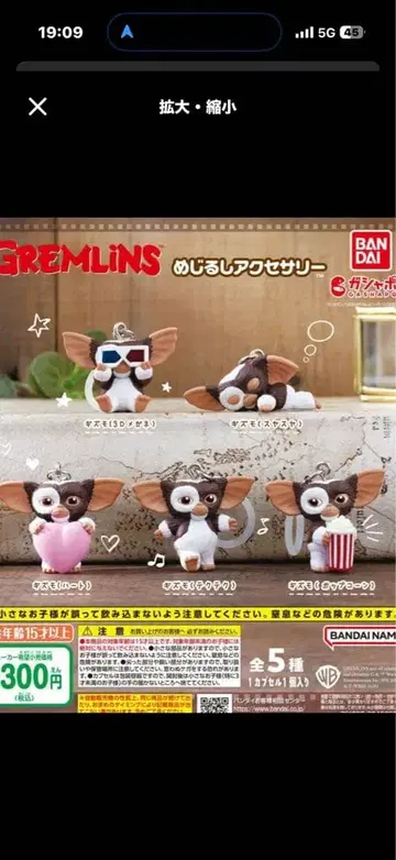 GREMLINS 메지루시 액세서리 풀컴프