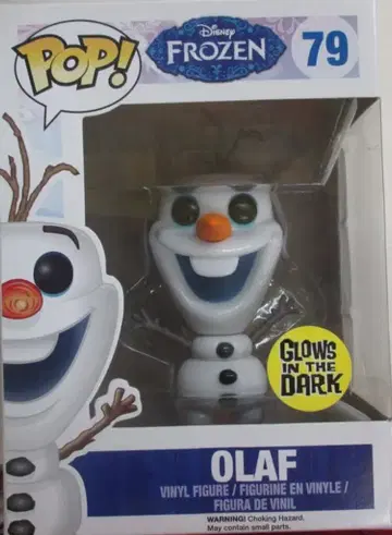 FUNKO POP/DISNEY FROZEN OLAF/GLOWS IN THE DARK 79