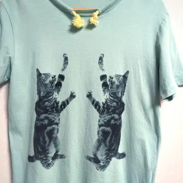 FRAPBOIS 유니크 고양이 T셔츠 CAT 고양이 GOOD 디자인