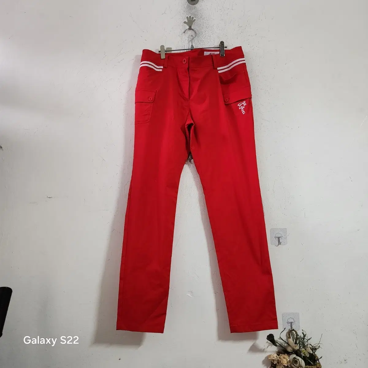 JDX빨간색 바지