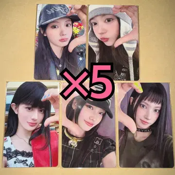 ILLIT I Got Your Back 트레이딩 카드 weverse 5종 x 5
