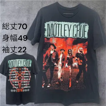 MOTLEY CRUE 머틀리 크루 2024 TOUR 티셔츠 블랙