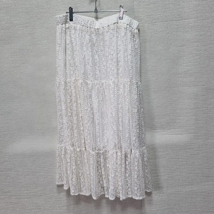 차063 레이스 캉캉 롱 스커트