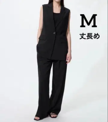 미사용 새상품 UNIQLO 이지턱 팬츠 긴 길이 M