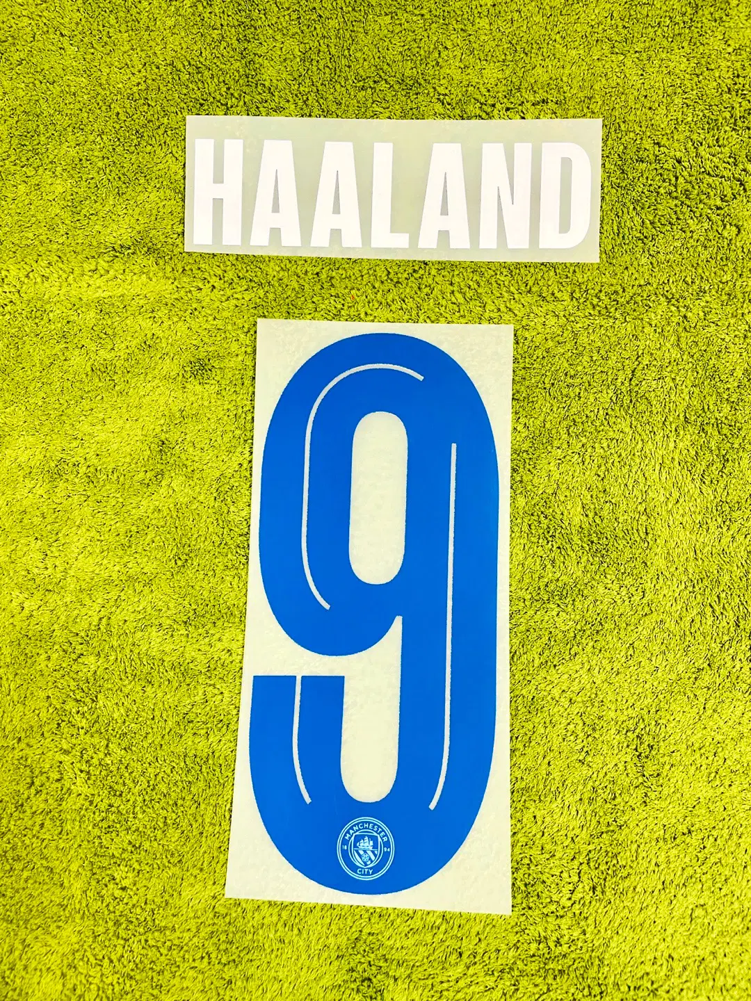 23-24 맨시티 홈 엘링 홀란드 컵 대회 유니폼 마킹 챔스 네임셋 축구