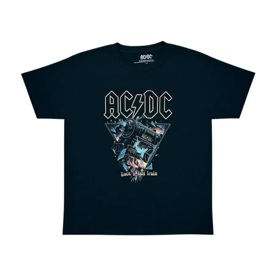 AC/DC 락앤롤 트레인 반팔 티셔츠