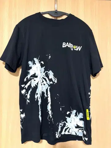 BARROW 티셔츠 블랙 S 사이즈 키링 포함