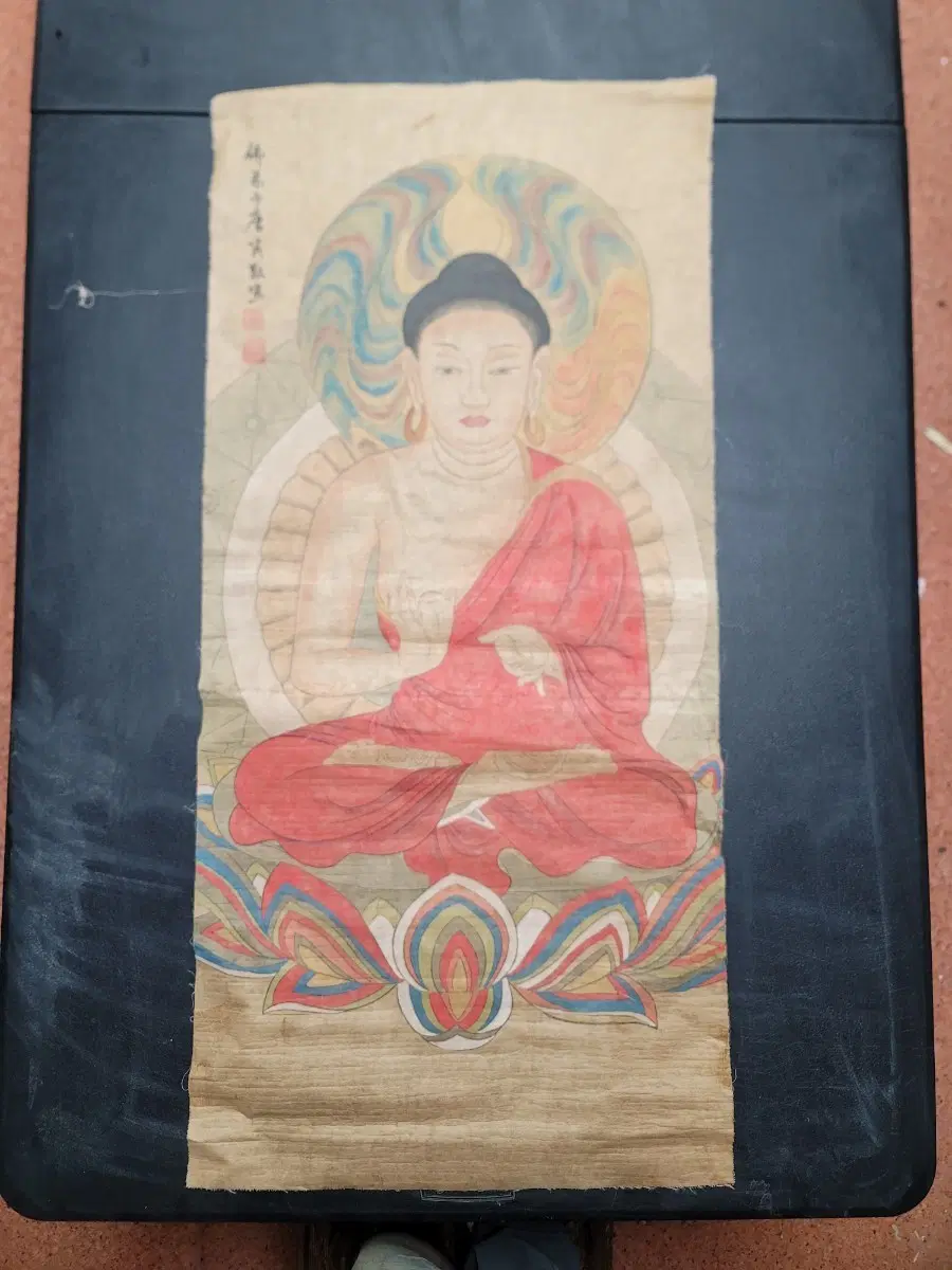 육필불화7.부처님.보살님.불교.괴불.관세음.호신불.불당.신당.고서.동양화.고문서.서예.출토.박물관