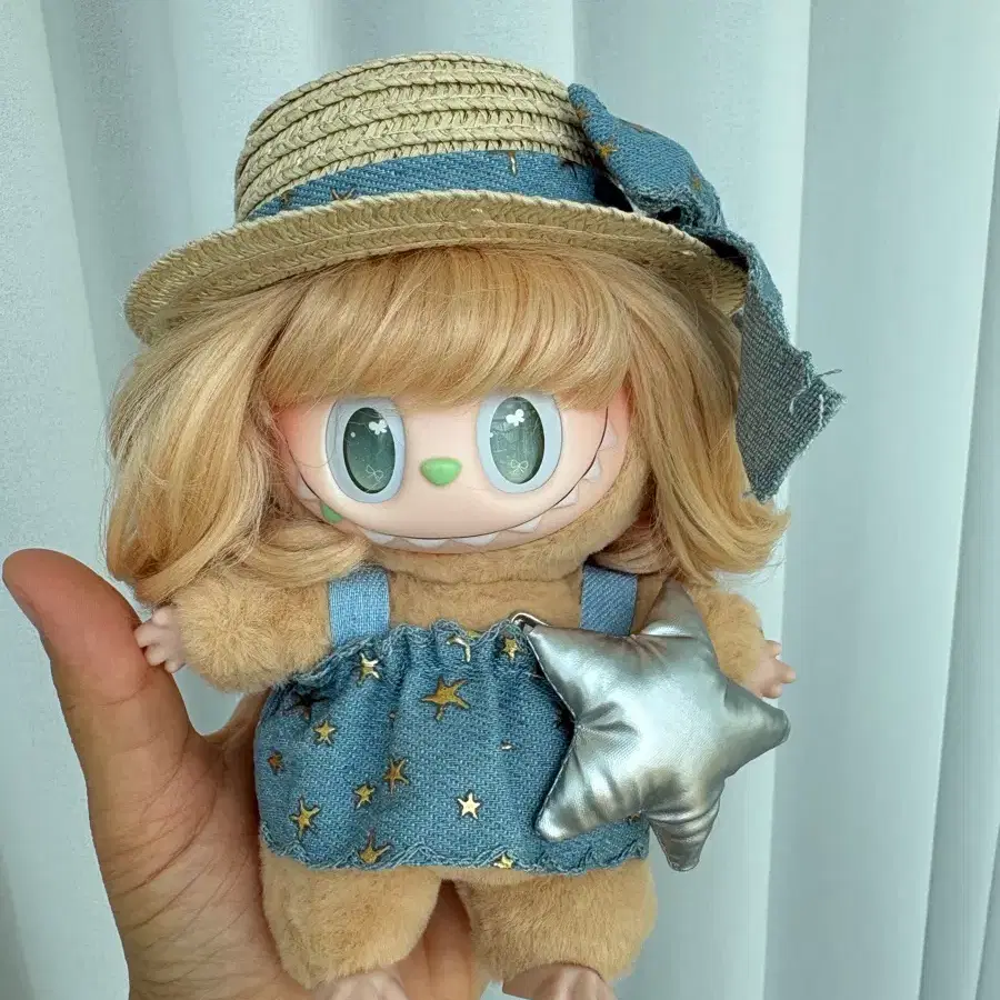 라부부 인형 야자모자 원피스세트 인형X