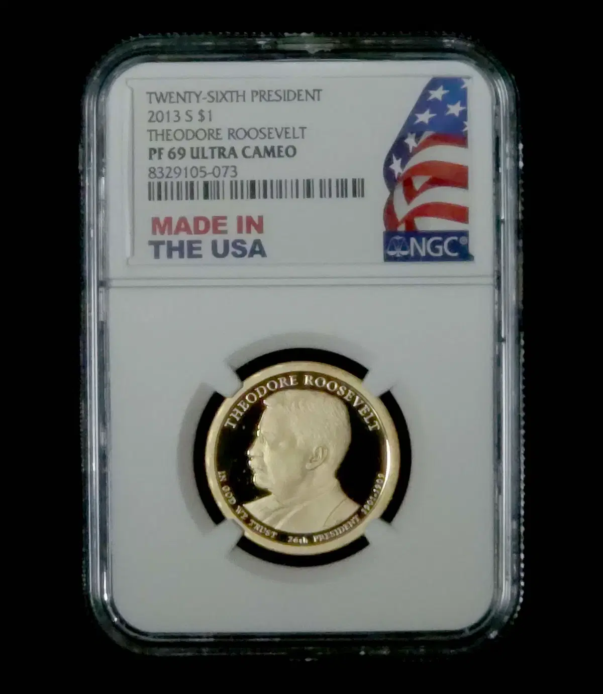 2013년 Theodore Roosevelt 1달러 Proof NGC PF 69 등급