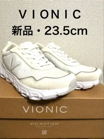 [ 새상품 ] VIONIC PRESLEY 통굽 스니커즈 화이트 23.5cm