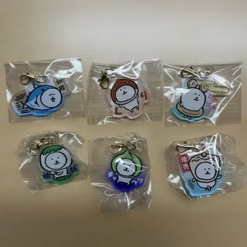나가노 캐릭터즈 먹거리 아크릴 참 6개 세트