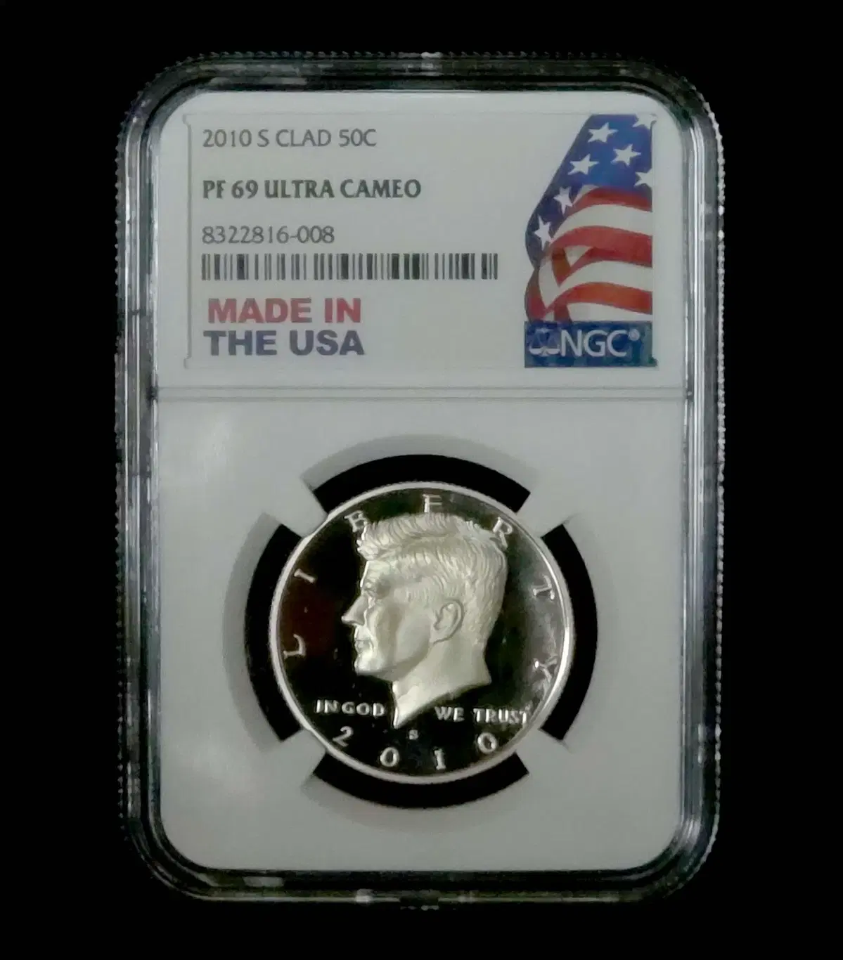 2010년 케네디 하프달러(Kennedy Half Dollar) Proof NGC PF 69 등급
