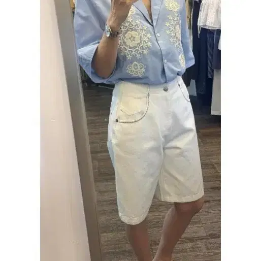 꽃송이 남방 (새상품)