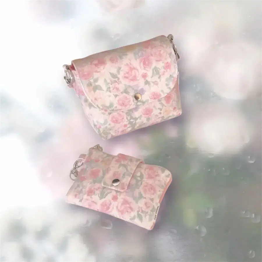 Handmade 로지 토트파우치&반지갑