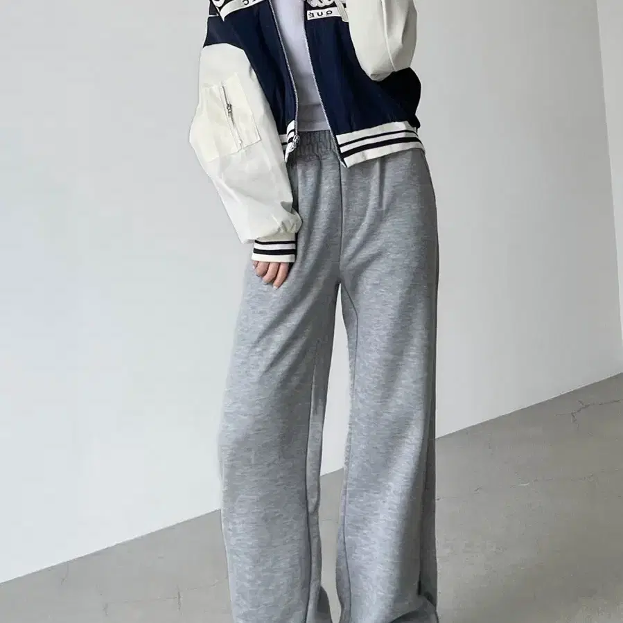 와이드 부츠컷 트레이닝 바지