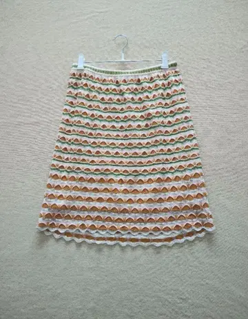 MISSONI 미쏘니 시스루 니트 스커트 멀티 컬러 M ~ L