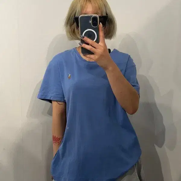 L 폴로 랄프 로렌 커스텀 슬림핏 반팔 티셔츠