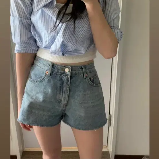 소버샵 시즌 숏 데님 s
