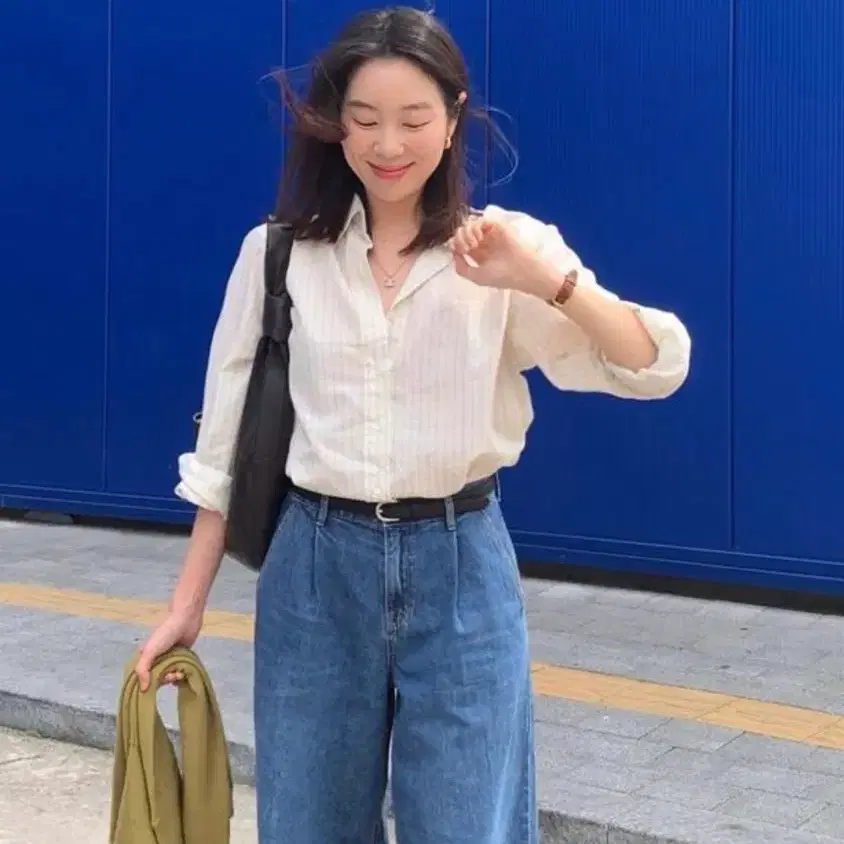 스키니피그 스트라이프 셔츠