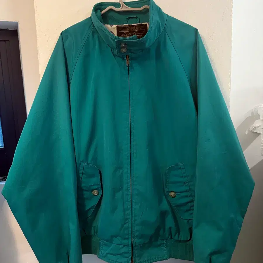 Sale 80- 90년대 Eddie Bauer 스탠드칼라 코튼 블루종 M