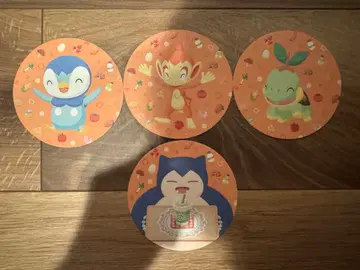 포켓몬 슬립 코스터 4종 세트
