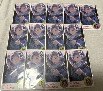 니지산지 롯후마오 ROF-MAO 4주년 굿즈 후와 미나토 사진풍 카드