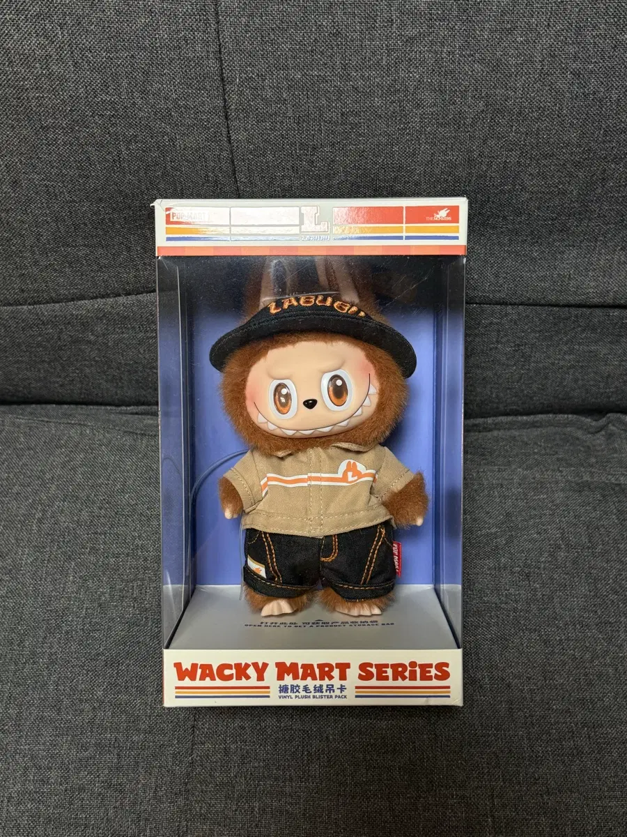 POP MART THE MONSTERS LABUBU WACKY MART 봉제인형 블리스터팩