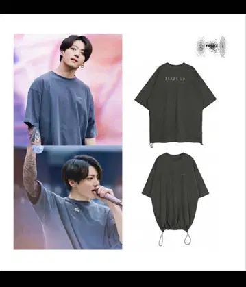 FLARE UP 티셔츠 BTSGK 착용