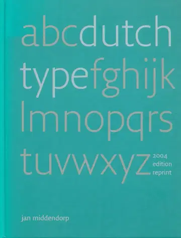 Jan Middendorp Dutch Type (재판)