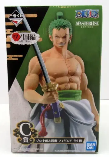 BANDAI SPIRITS 제일복권 원피스 와노쿠니편 제2막 C상 조로쥬로 & 염마 피규어