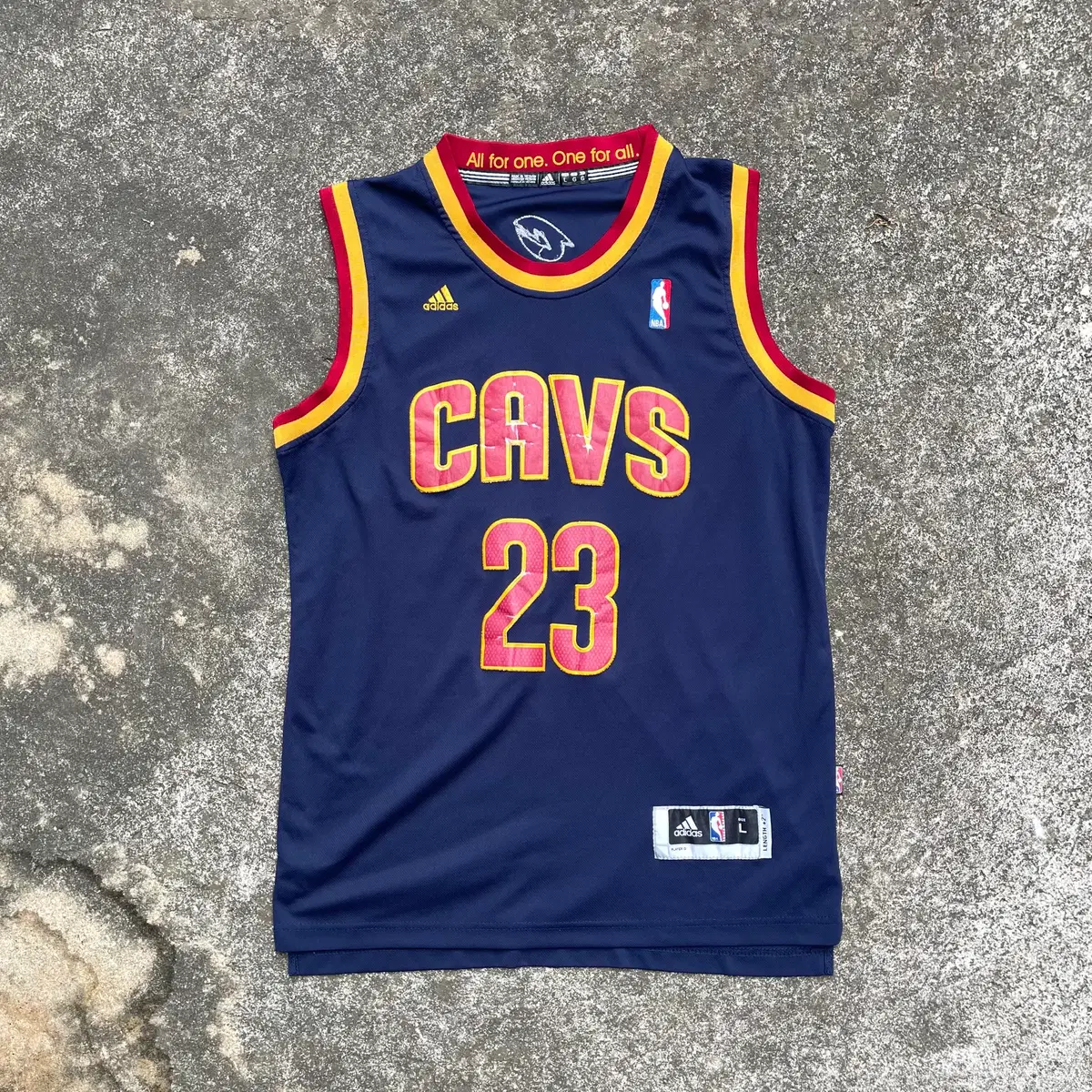 아디다스 NBA 클리블랜드 캐벌리어스 르브론 제임스 농구 져지 L