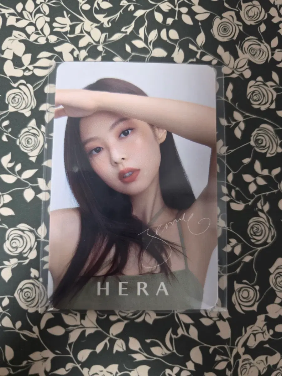 블랙핑크 블핑 포토카드 포카 제니 jennie 헤라 HERA 특전 공식
