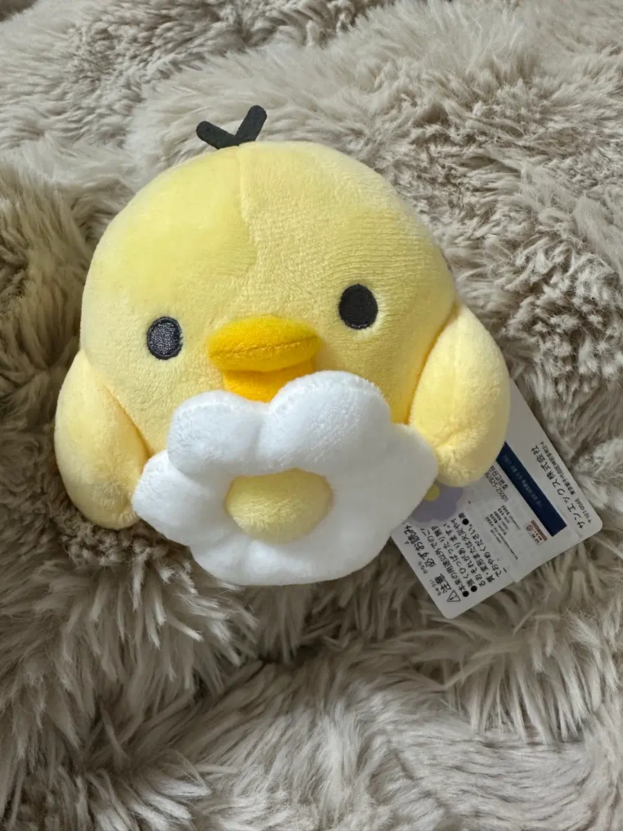 산엑스 키이로이토리 꽃인형