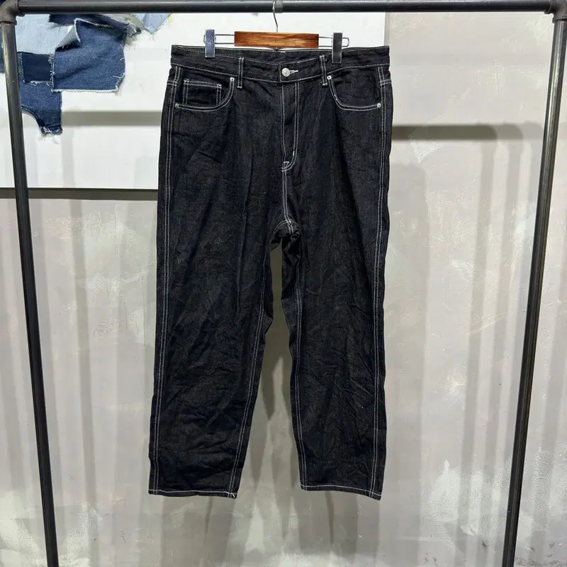 (36인치) 빈티지 캐주얼 청바지