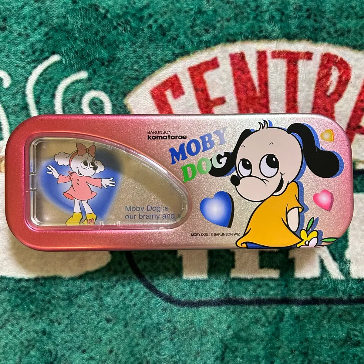 고전문구 바른손 꼬마또래 모비독 틴케이스 필통