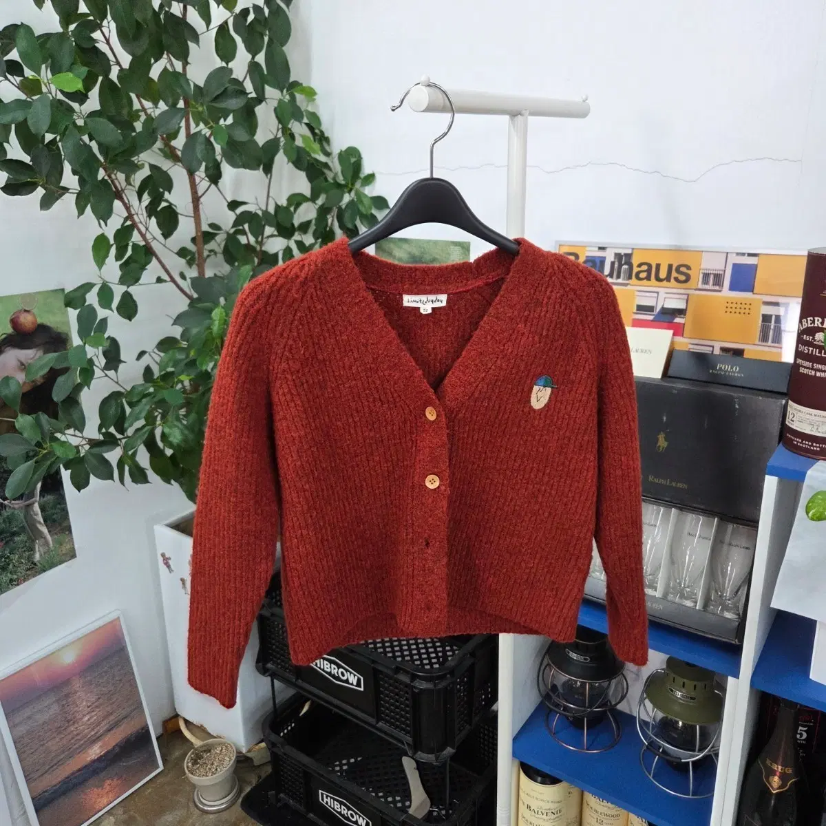 리미떼두두 키즈 울 블렌드 가디건 S