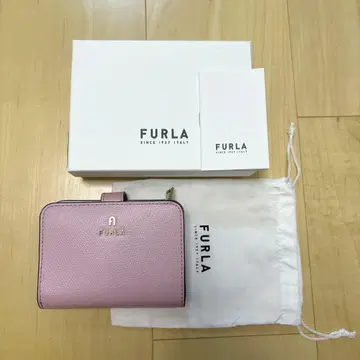 FURLA 접이식 지갑 핑크