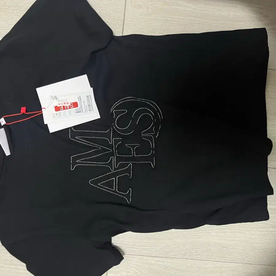 원더플레이스 반팔 AMES APPLIOUE TEE