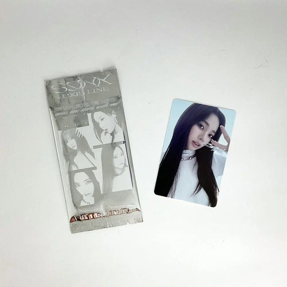 에스파 카리나 싱크 : 엑시스 라인 포토카드 X_1 aespa KARINA SYNK : aeXIS LINE PHOTOCARD X_1