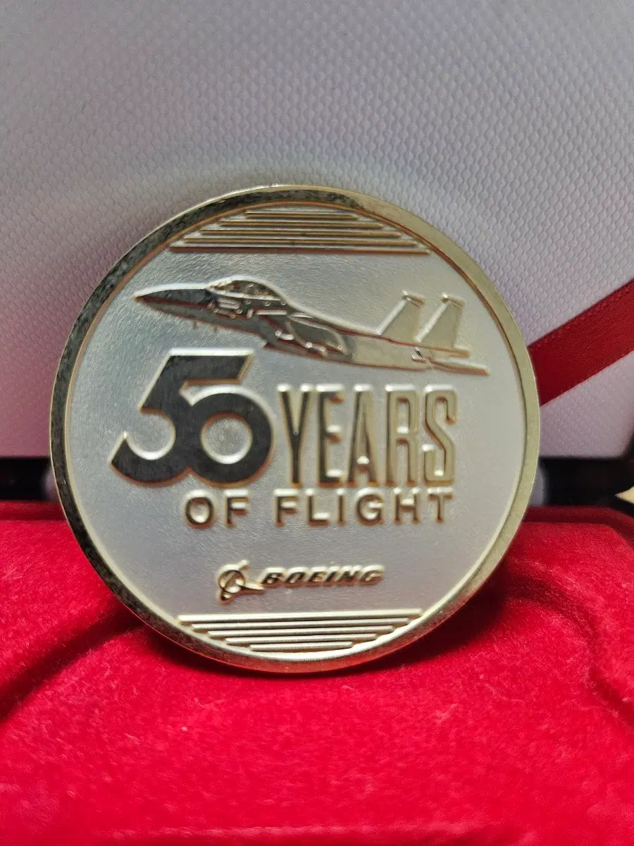 보잉 50주년 기념 코인
