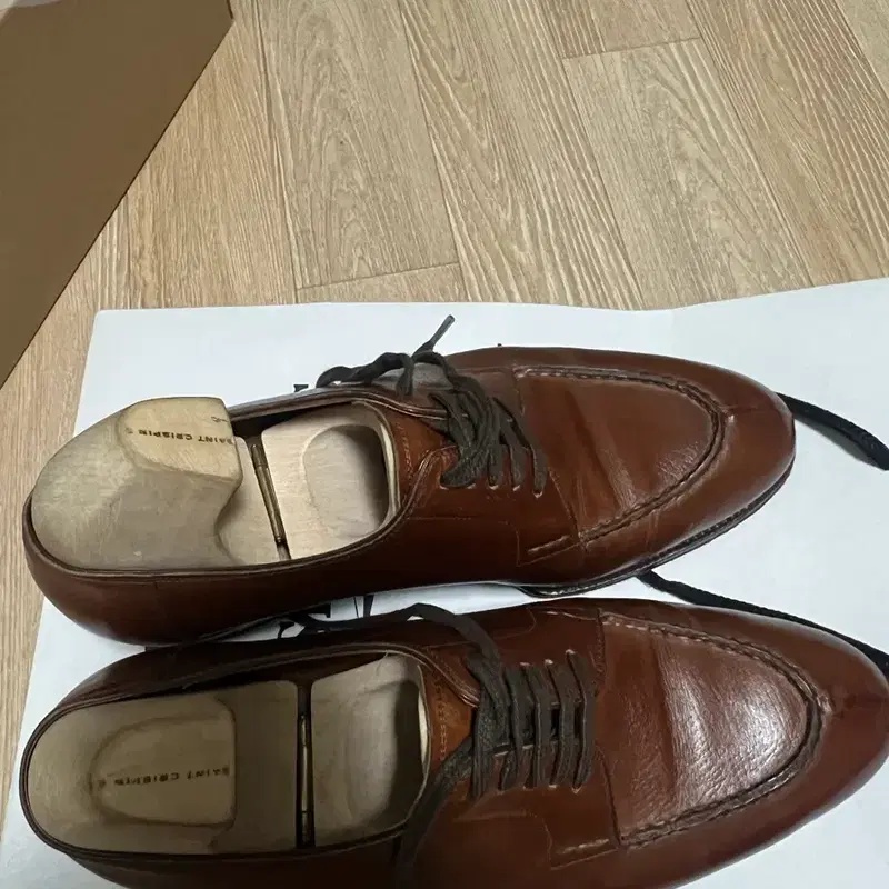세인트크리스핀 브라운 유팁 구두 uk6.5