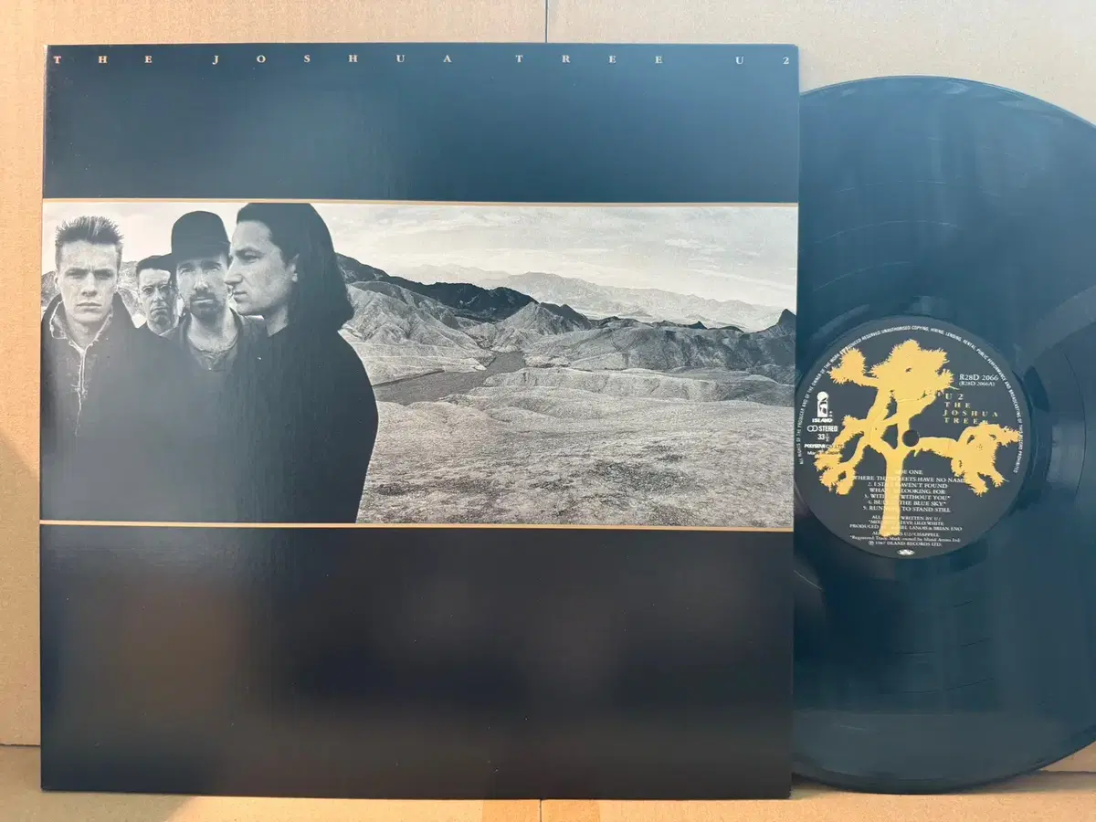 (일본 LP) U2 - The Joshua Tree, 1987년 초반