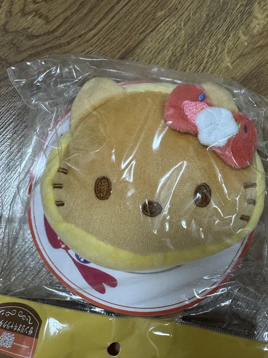 키티 팬케이크 인형 키링