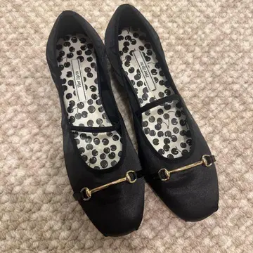 Herlipto CherryPatterned Mary Jane Flats