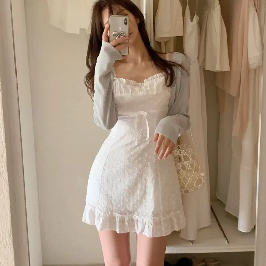 퍼빗 볼레로 가디건 클라우드솝