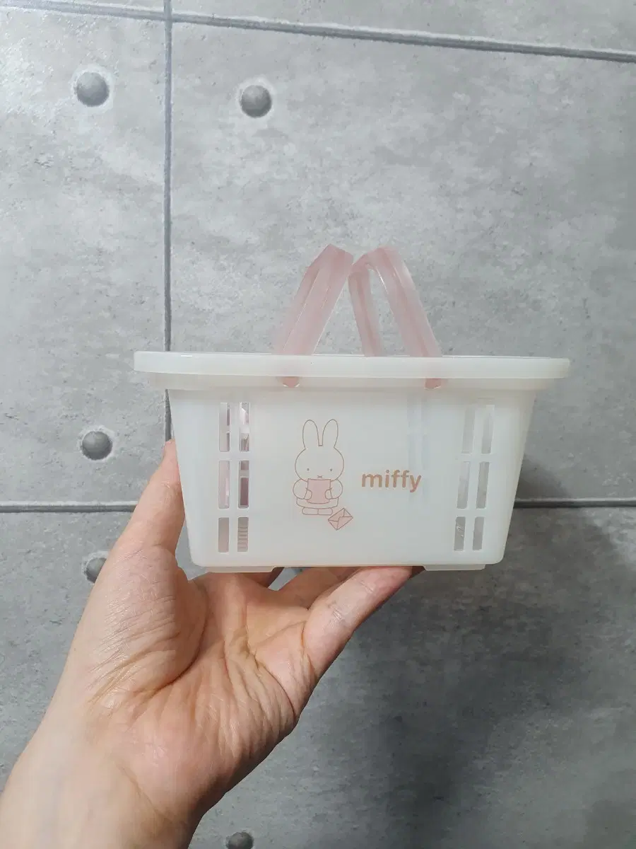 미피 클리어 미니 바구니